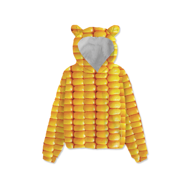 Corn Cob Kids Fleece Sweatshirt with Ear