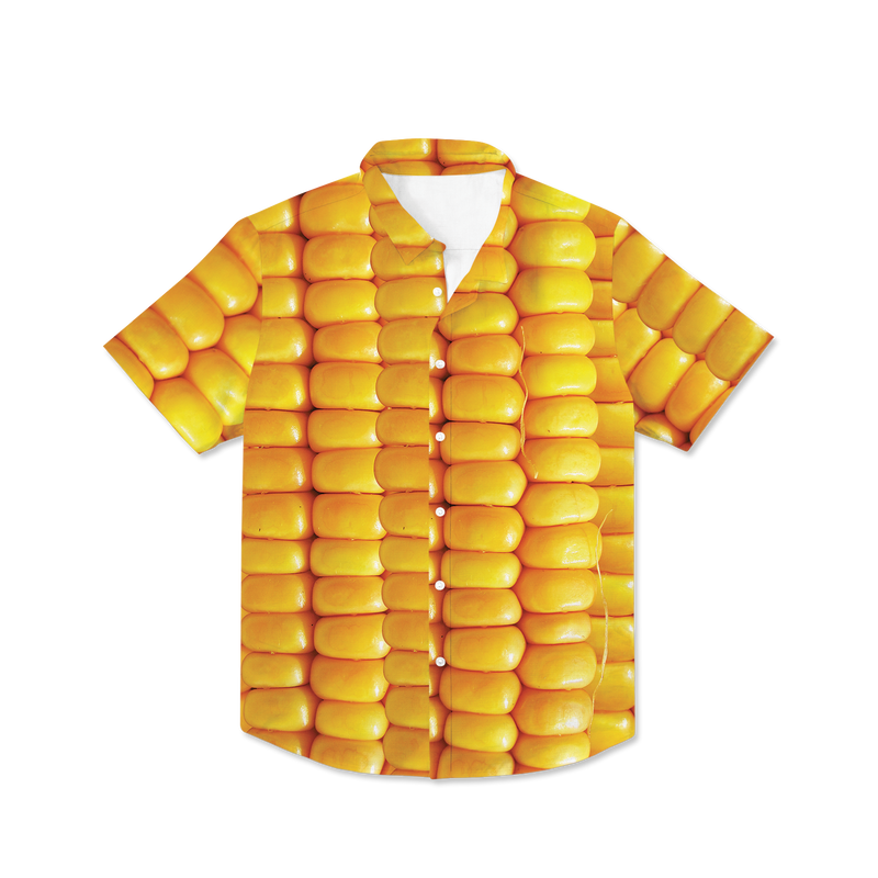 Corn Cob Kids Hawaiian Button Up