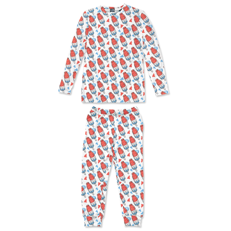 Bomb Pop Pattern Kids Pajamas Set