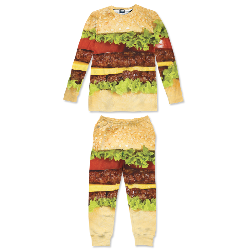 Burger Kids Pajamas Set
