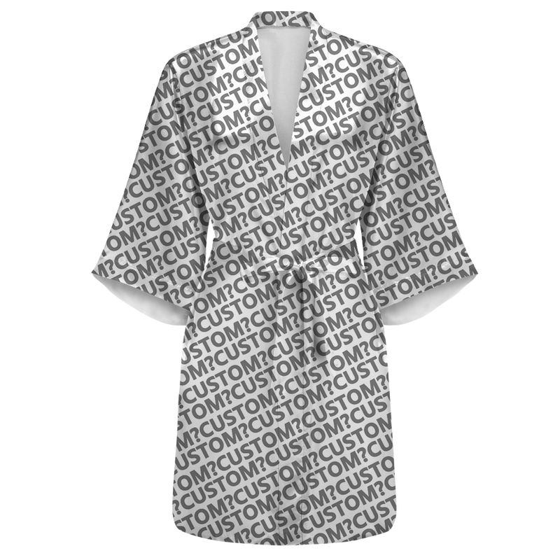 Custom Satin Kimono Robe