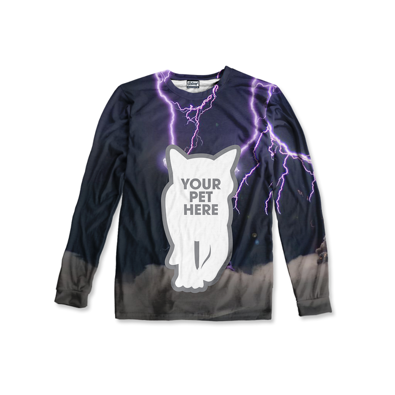 Lightning Pet Custom Kids Long Sleeve Tee