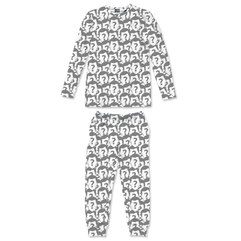 All Over Face Custom Kids Pajamas Set