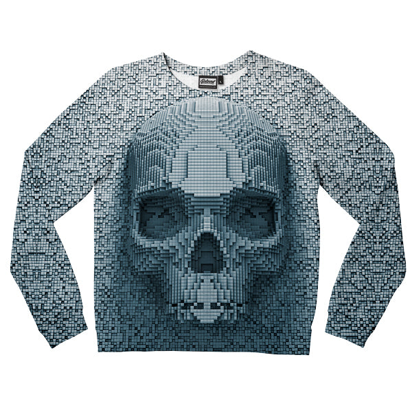 Blocked Skull Kids Sweatshirt