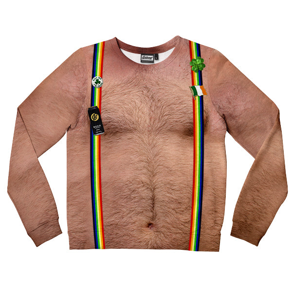 Irish Sexy Chest Kids Sweatshirt