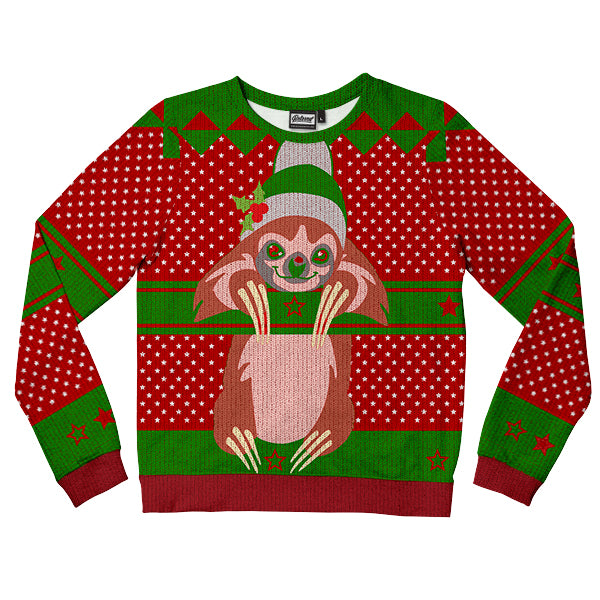 Sloth Christmas Kids Sweatshirt