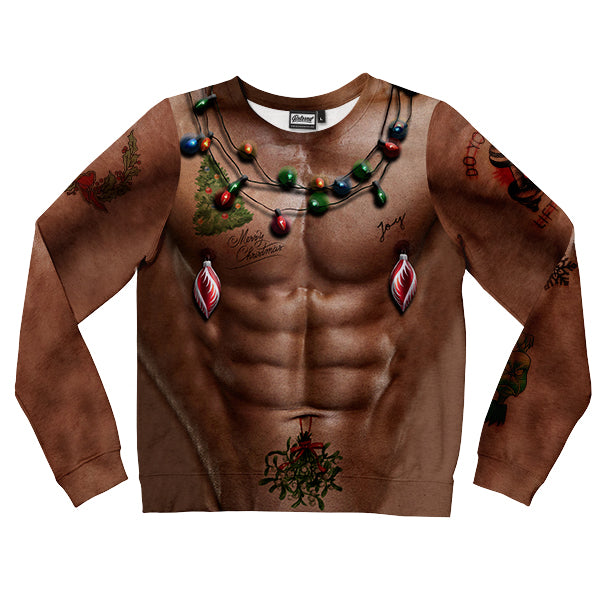 Swole Christmas Kids Sweatshirt