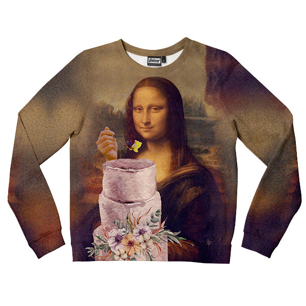 Mona Lisa Cake Kids Sweatshirt