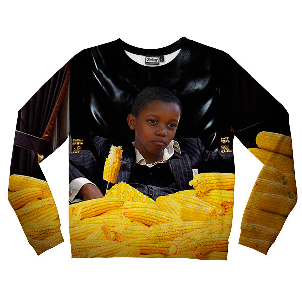 It's Corn Face Kids Sweatshirt