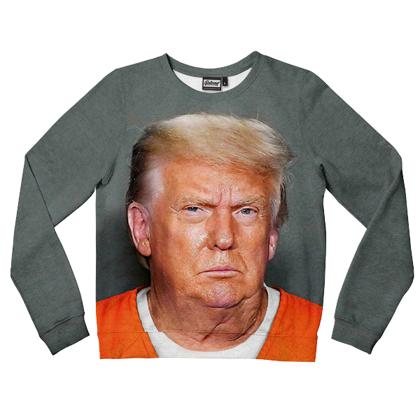 Donald Trump Mugshot Kids Sweatshirt