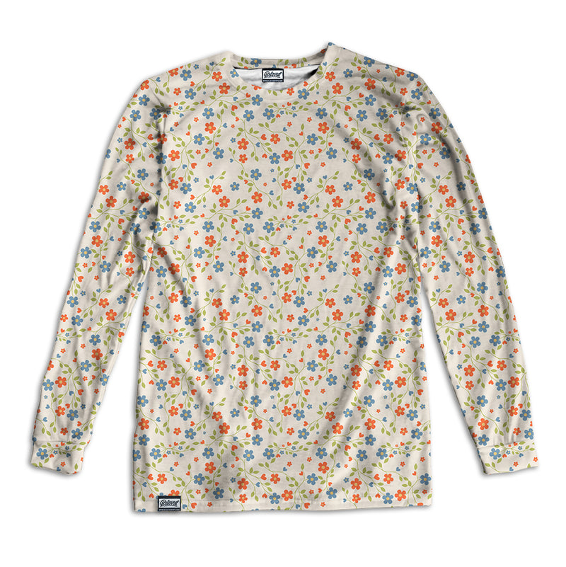 Flowers & Hearts Unisex Long Sleeve Tee