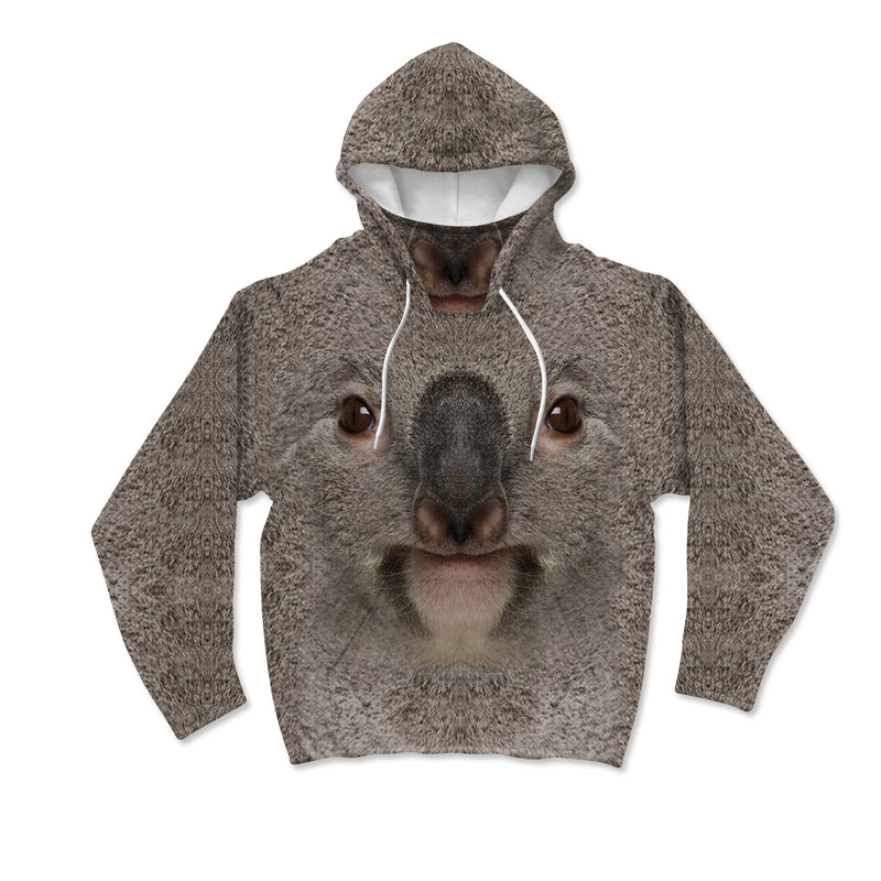 Koala Face Unisex Hoodie Mask