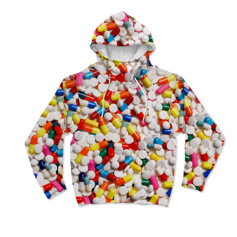 Pills Unisex Hoodie Mask