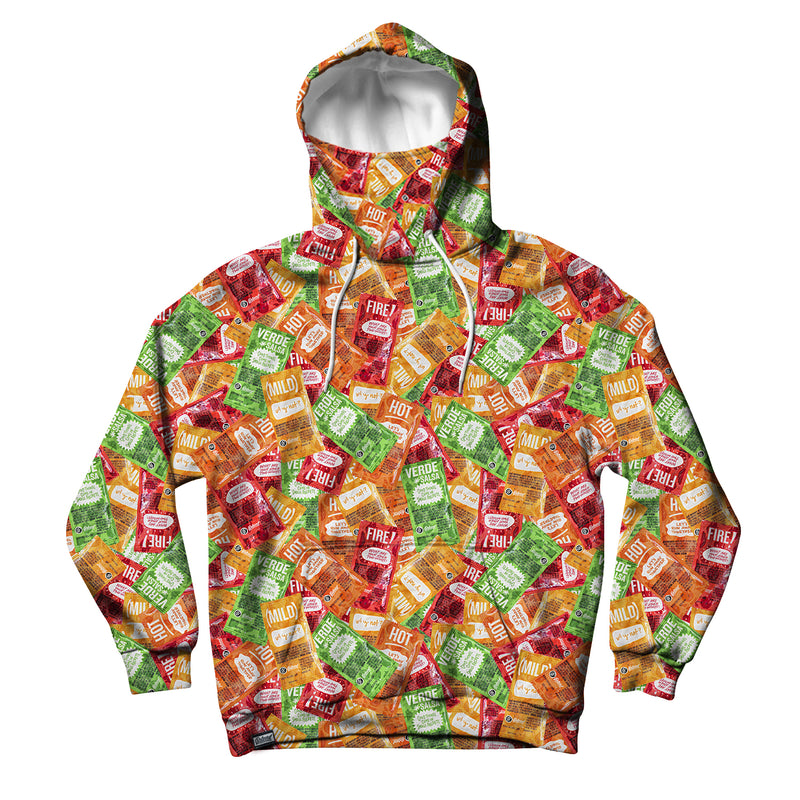 Hot Sauce Packets Unisex Hoodie Mask