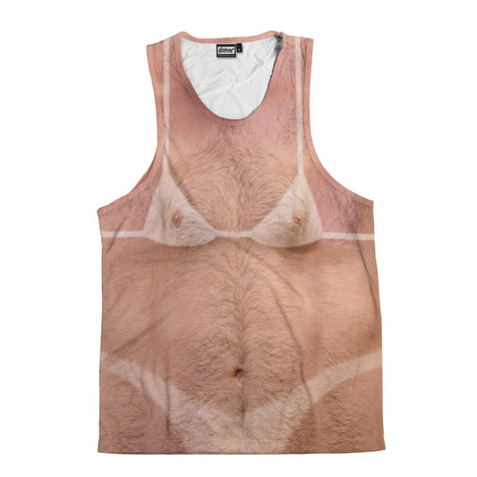 Tan Lines Sexy Chest Men's Tank Top