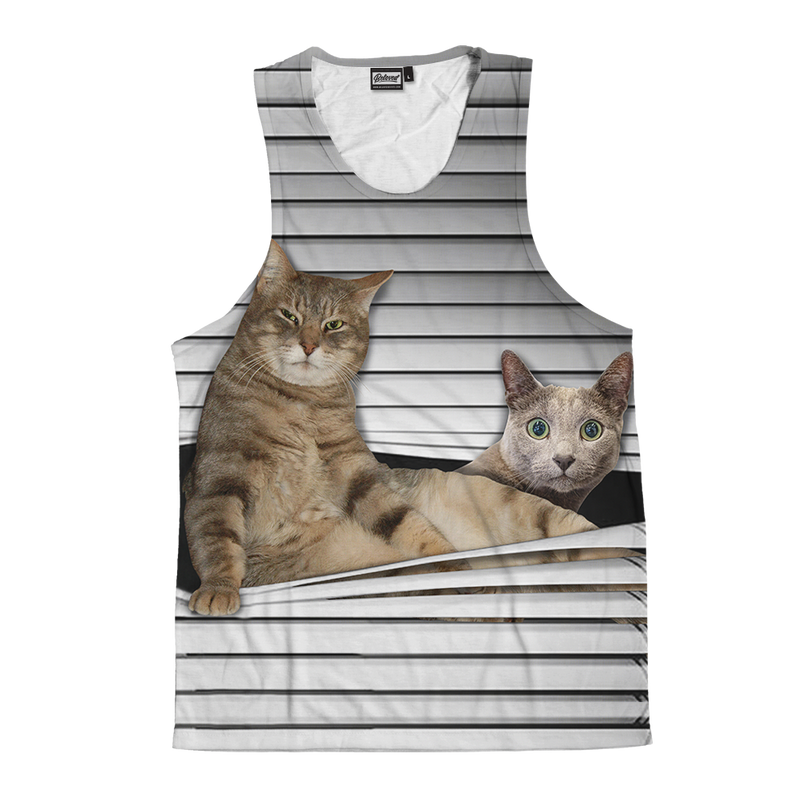 Judgemental Cats Men's Tank Top