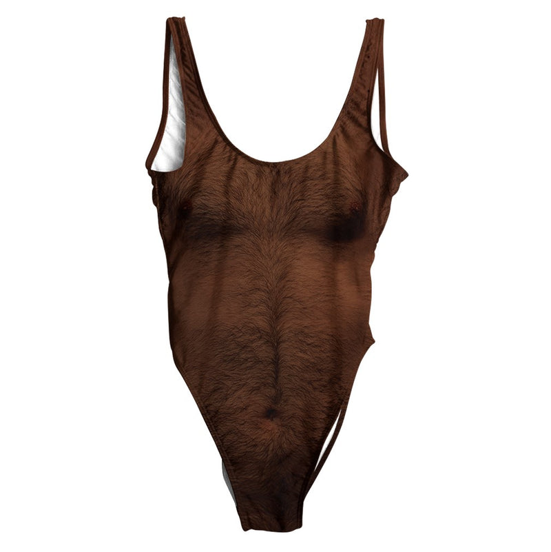 Sexy Chest Dark Swimsuit - Regular
