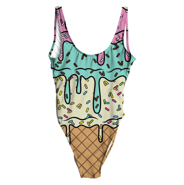 Ice Cream Drip Swimsuit - Regular