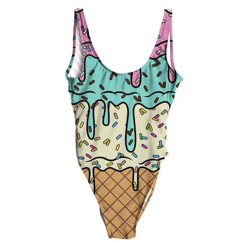 Ice Cream Drip Swimsuit - Regular