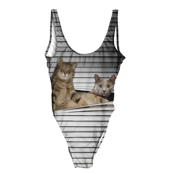 Judgemental Cats Swimsuit - Regular