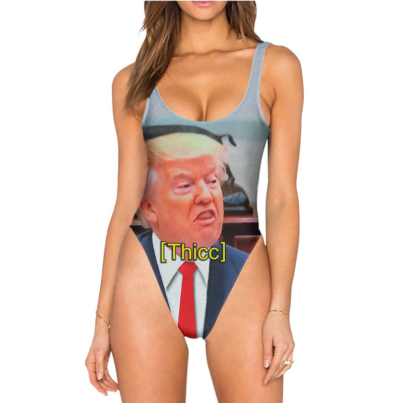 Thhh Trump Swimsuit - High Legged