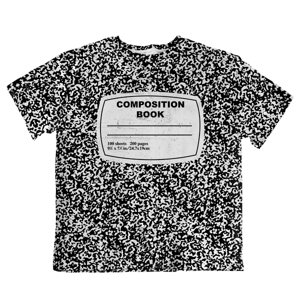 Composition Book Oversized Tee