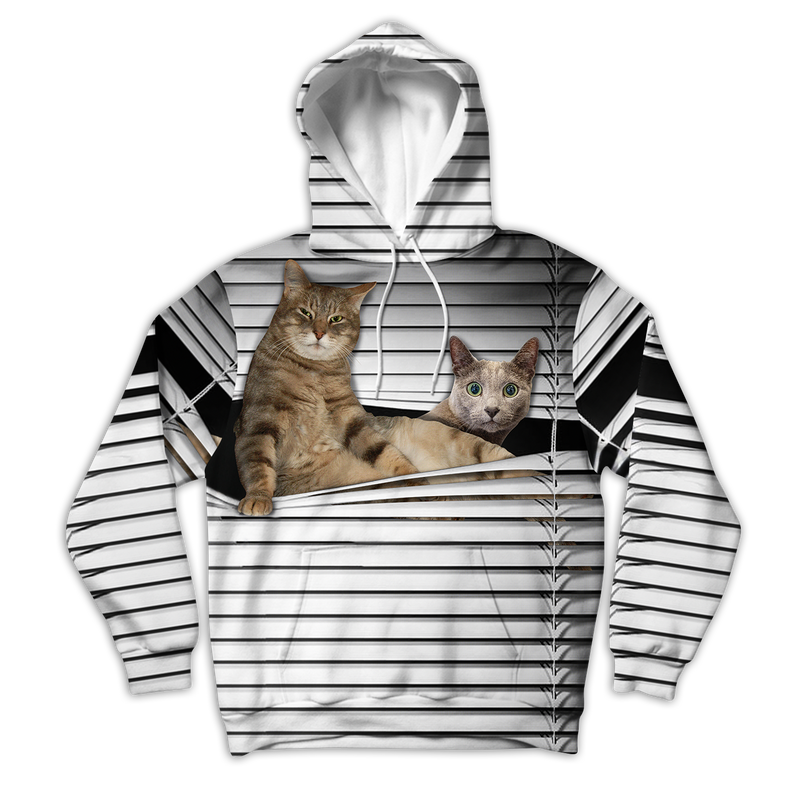 Judgemental Cats Unisex Hoodie