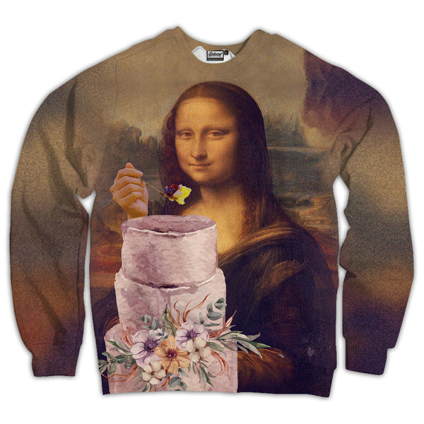 Mona Lisa Cake Unisex Sweatshirt