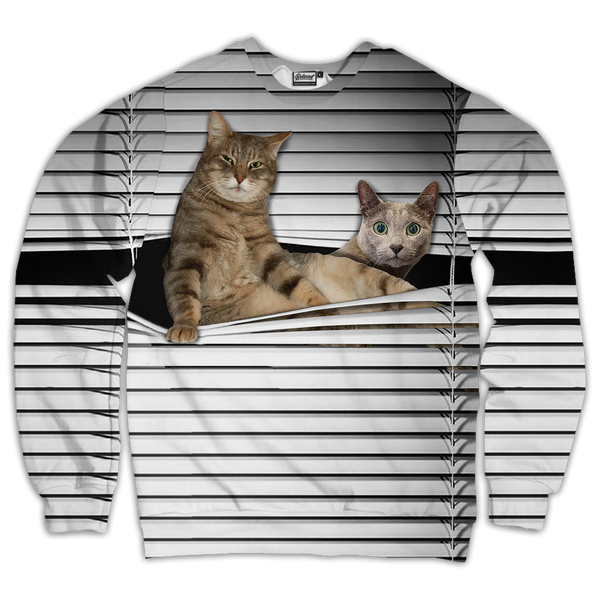 Judgemental Cats Unisex Sweatshirt