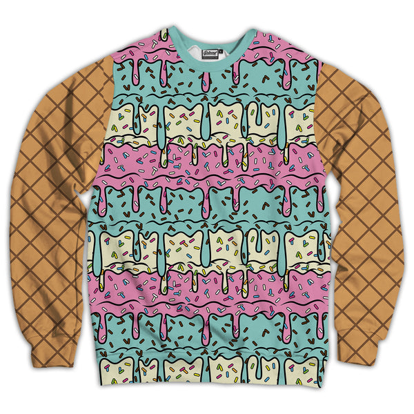 Ice Cream Drip Unisex Sweatshirt
