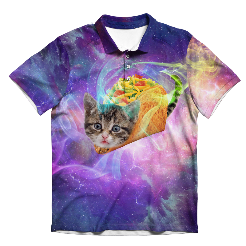 Taco Cat Men's Polo Shirt