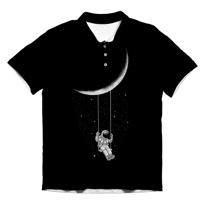 Space Swing Men's Polo Shirt