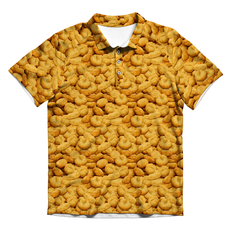 Chicken Nuggets Men's Polo Shirt