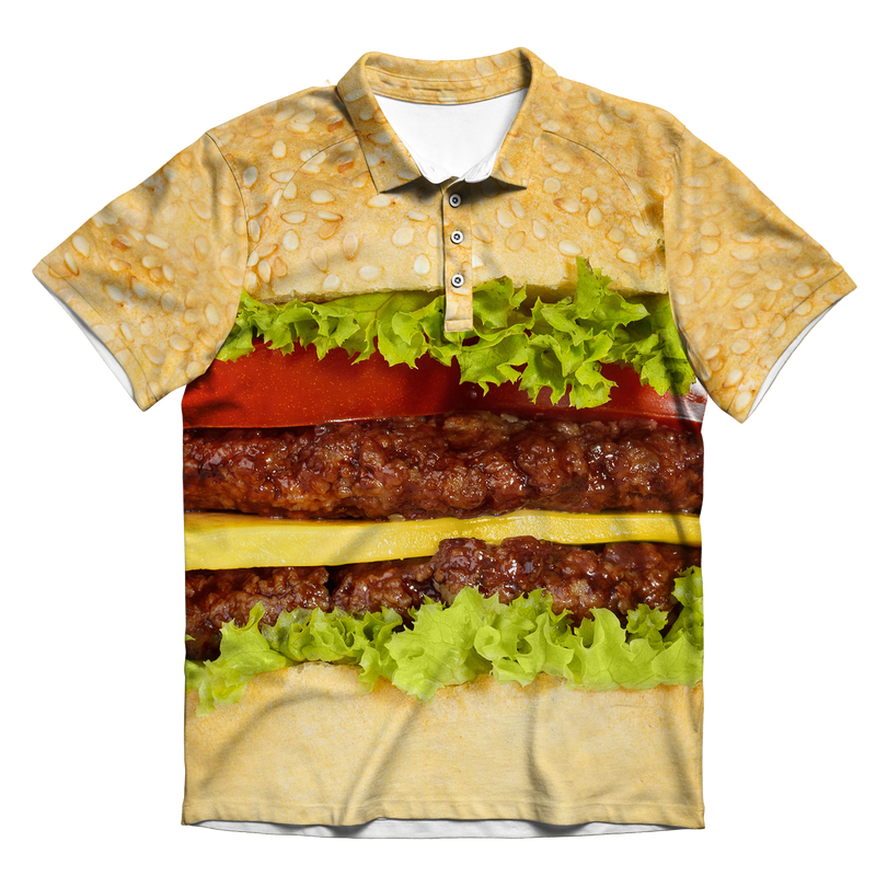 Burger Men's Polo Shirt