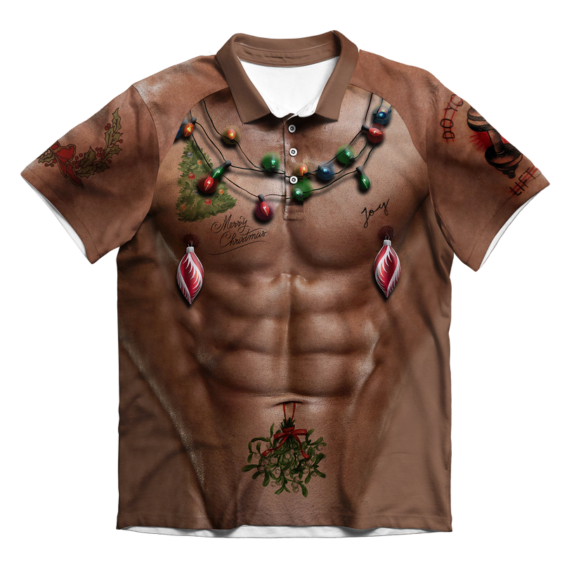 Swole Christmas Men s Polo Shirt