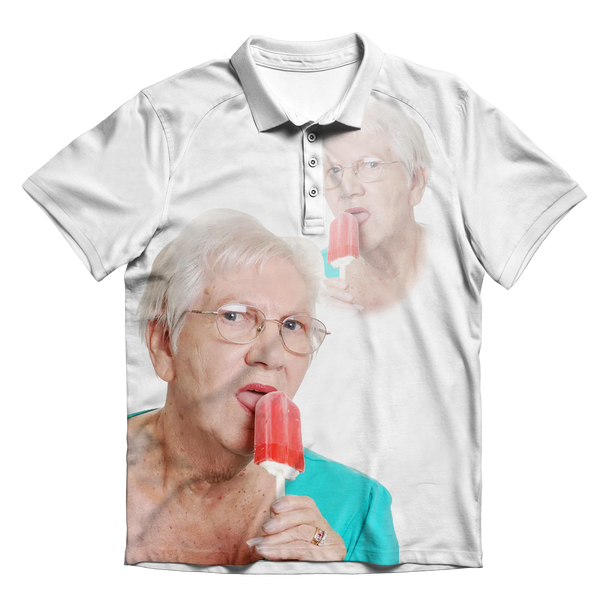 Popsicle Grandma Men's Polo Shirt