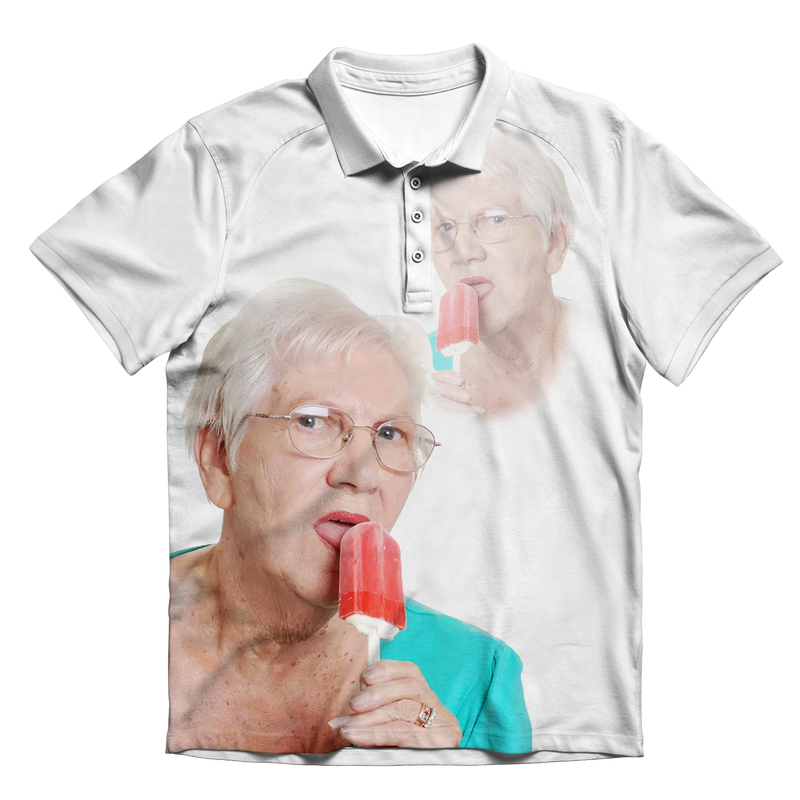 Popsicle Grandma Men's Polo Shirt