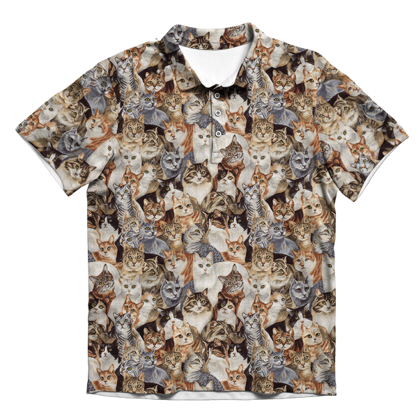 Cats Men's Polo Shirt