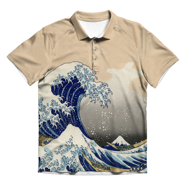 Great Wave Men's Polo Shirt