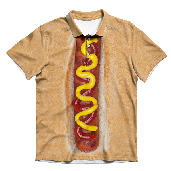 Hotdog Men's Polo Shirt