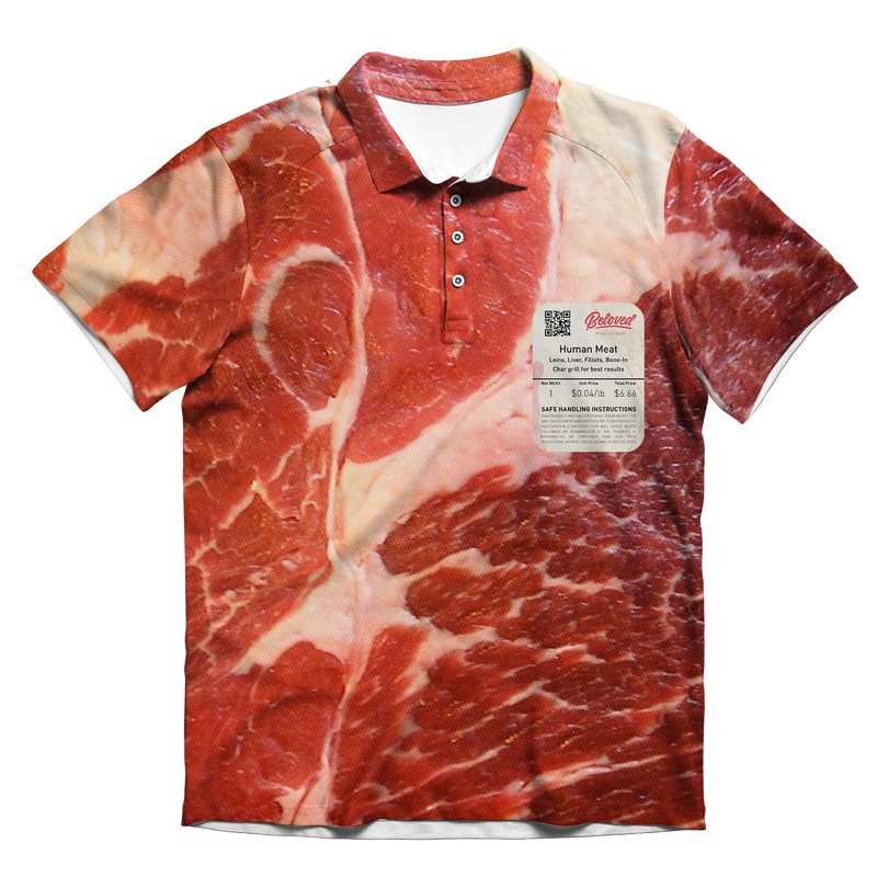 Human Meat Men's Polo Shirt