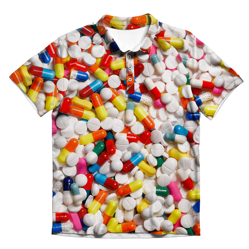 Pills Men's Polo Shirt
