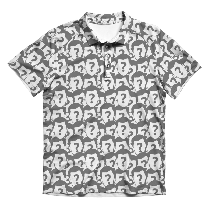 All Over Face Custom Men's Polo Shirt