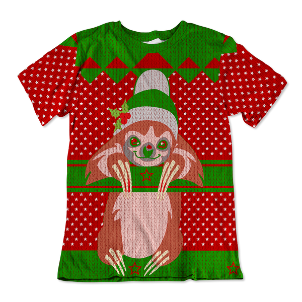 Sloth Christmas Unisex Tee