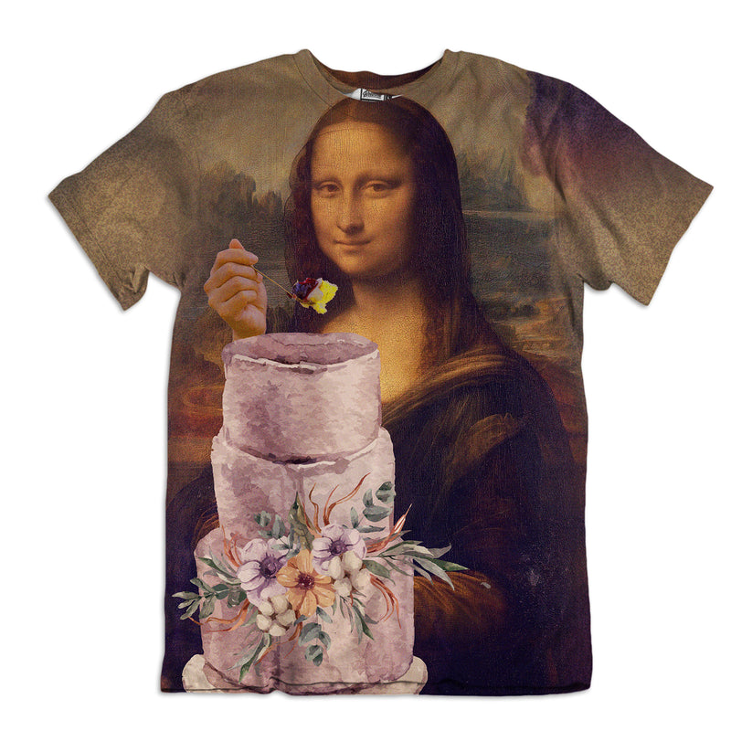 Mona Lisa Cake Unisex Tee