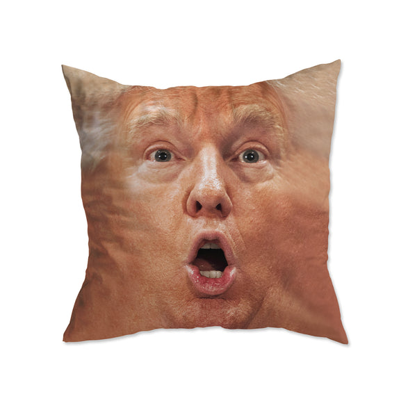 Shocked Trump Plush Pillow