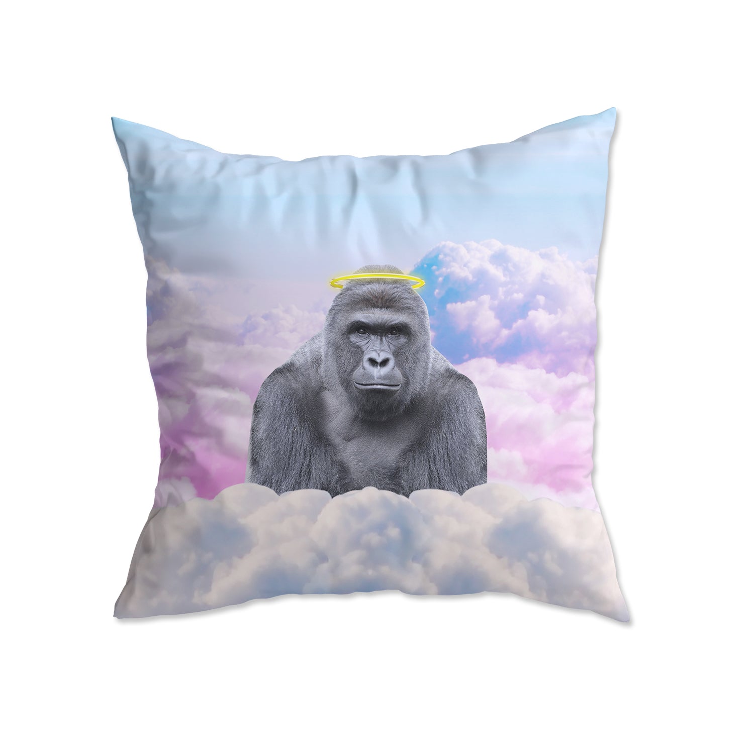 Sexy Gorilla in the garden | Throw Pillow