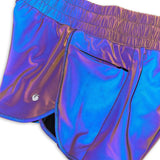 Women's Rainbow Reflective Shorts