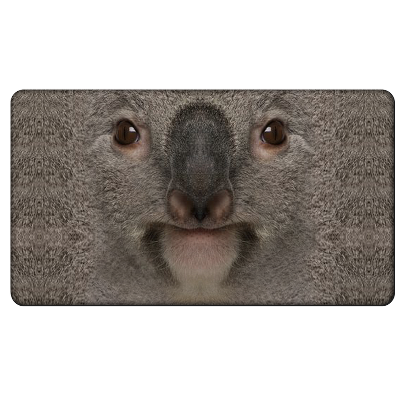 Koala Face Rubber Door Mat