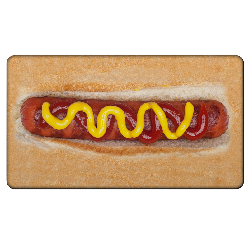 Hotdog Rubber Door Mat